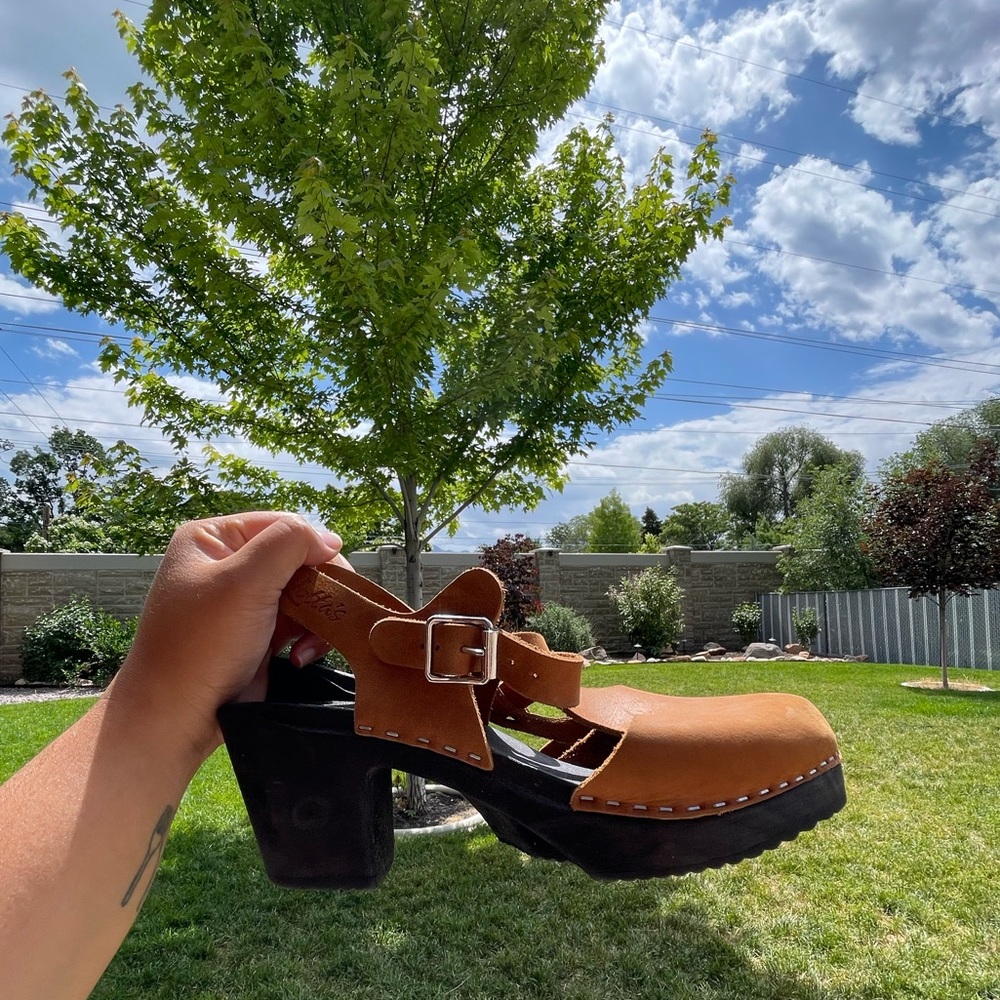Brown Clogs